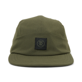 Run Bless Up Camper Strapback Hat - Military