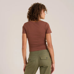 Wind Worn Short Sleeve Tee - Sepia
