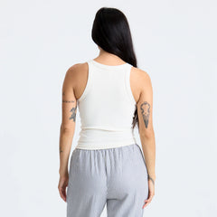 Wind Worn Tank Top - Bone