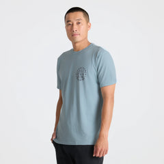 Stamp Premium Tee - Dusty Blue