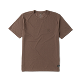 Mathis Active Short Sleeve Tee - Faded Brown