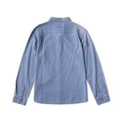 Scholar Chambray Button Up Shirt - Bleached