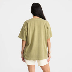 Balance Oversized Premium Tee - Dusty Olive