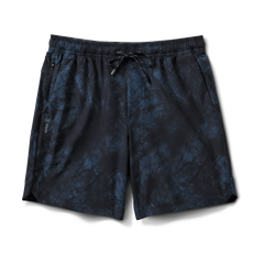 Serrano 7" Active Stretch Shorts - Navy Tie Die