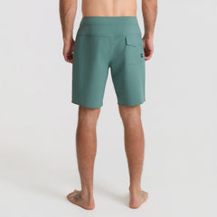 Passage 18.5" Boardshorts - Slate Green Stripe