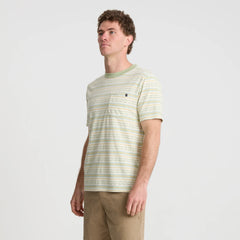 Journey Jacquard Short Sleeve Tee - Seafoam