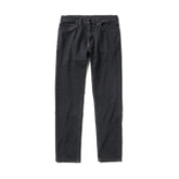 HWY 133 Slim Straight Denim Jeans - Worn Blue Black