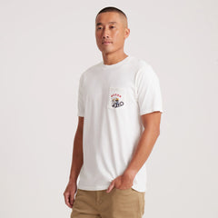 Moto Pocket Premium Tee - Off White