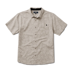 Journey Short Sleeve Button Up Shirt - Ghost Grey