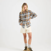 Amberley Light Long Sleeve Flannel - Dark Khaki