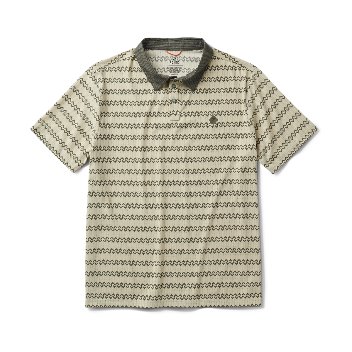 Bless Up Breathable Stretch Polo Shirt - Sand