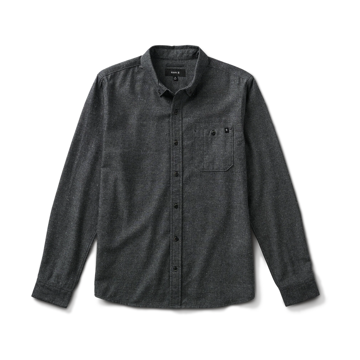 Scholar Chambray Button Up Shirt - Black