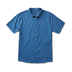 Bless Up Breathable Stretch Shirt - Steel Blue