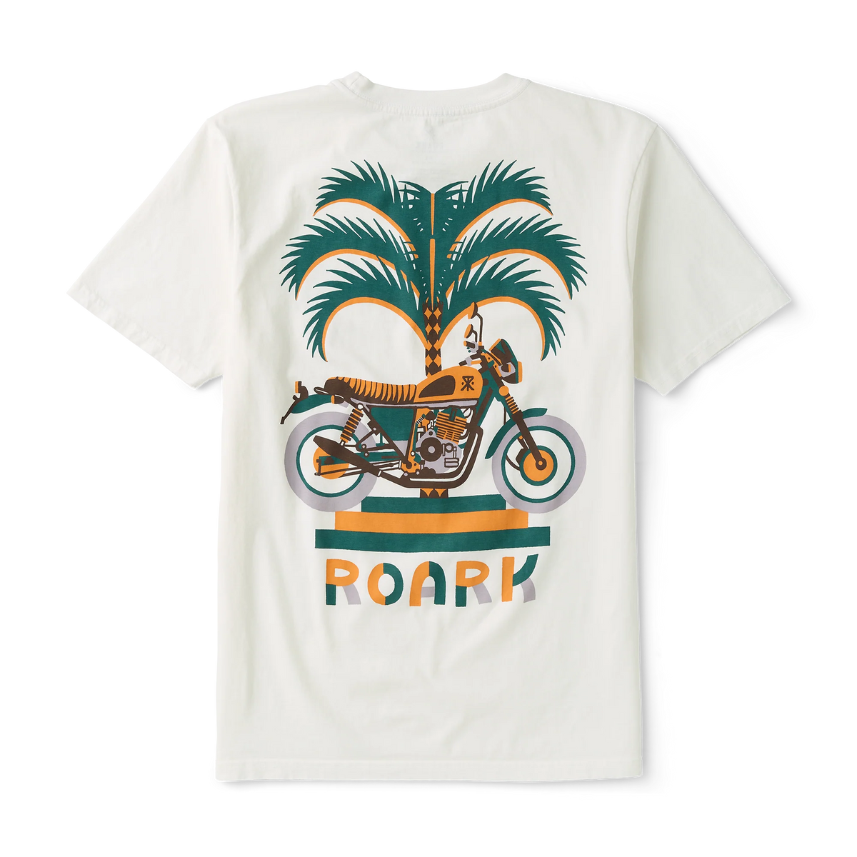 Moto Palm Premium Tee - Off White