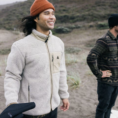 Campover Fleece Zip Jacket - Khaki
