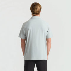 Bless Up Breathable Stretch Polo Shirt - Grey