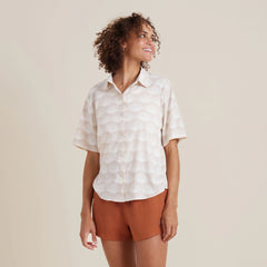 Bless Up Breathable Stretch Shirt - Eggshell