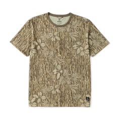 Mathis Active Tie Dye Pocket Short Sleeve Tee - Khaki Tie Dye