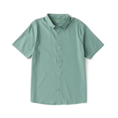 Bless Up Breathable Stretch Shirt - Dusty Green