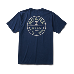 Seek & Explore Signet Premium Tee - Navy