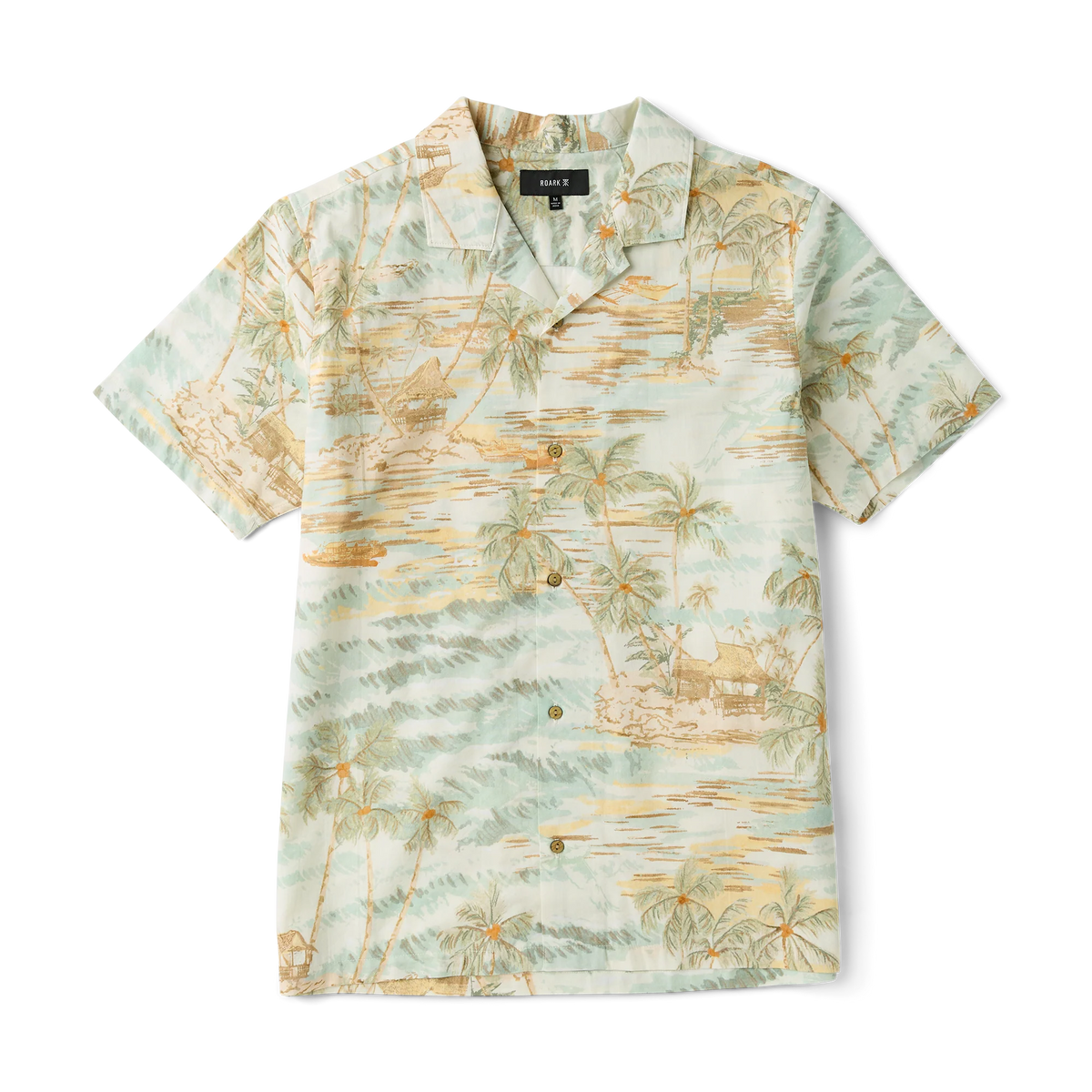 Gonzo Short Sleeve Button Up Shirt - Seafoam