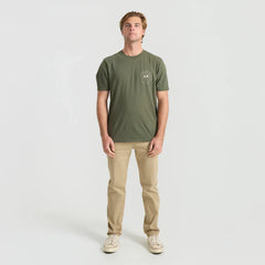HWY 128 5-Pocket Broken Twill Denim - Desert Khaki