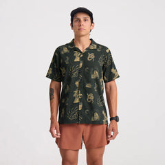 Bless Up Trail Button Up Shirt - Onyx