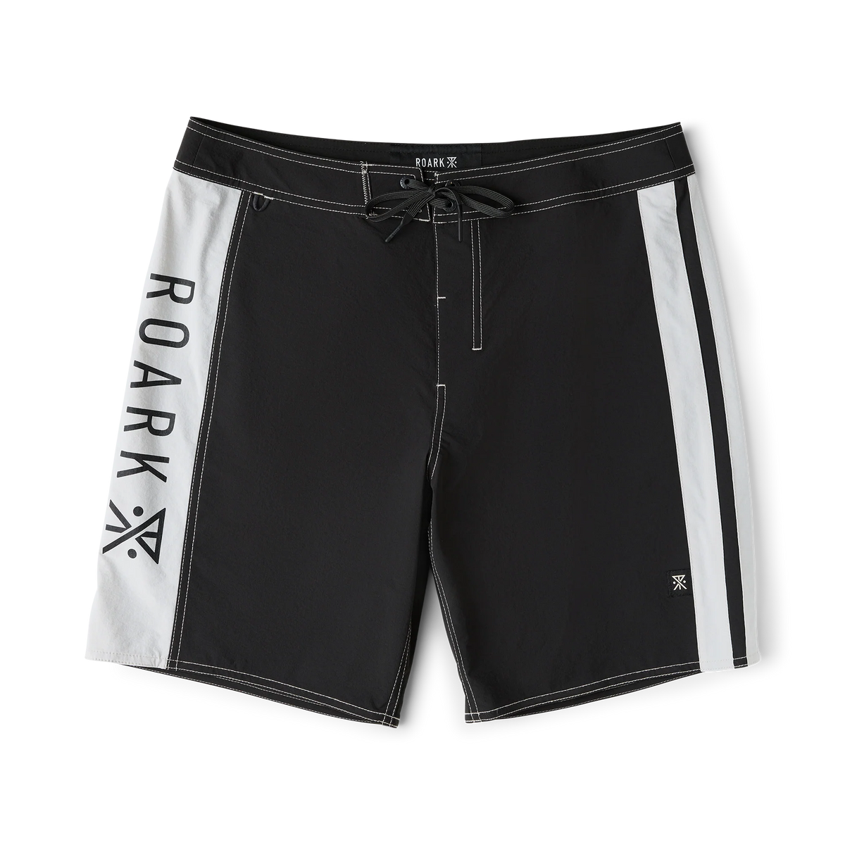 Passage Panel 18.5" Boardshorts - Black/white