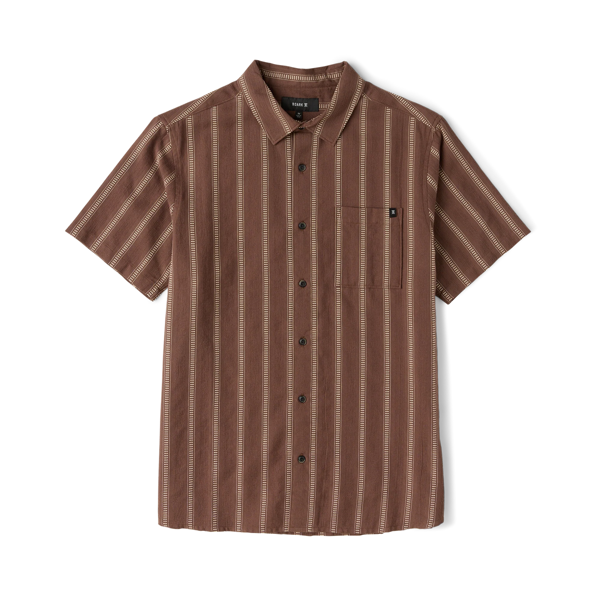 Crosswinds Button Up Shirt - Coco Bean